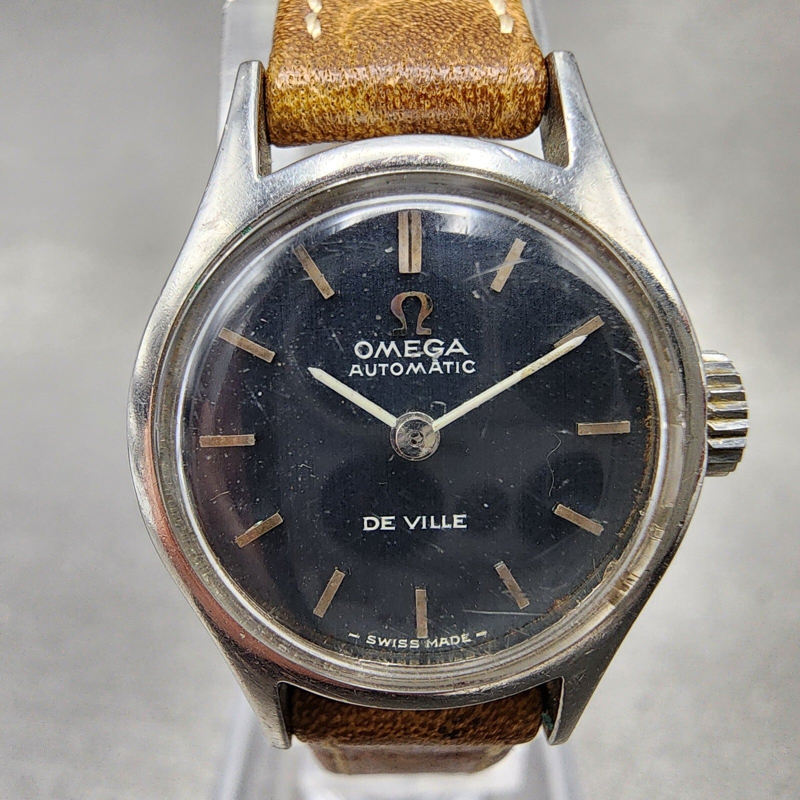 Omega De Ville Automatic Watch Women 20mm Blue Dial Steel Round Cal 671 Runs1