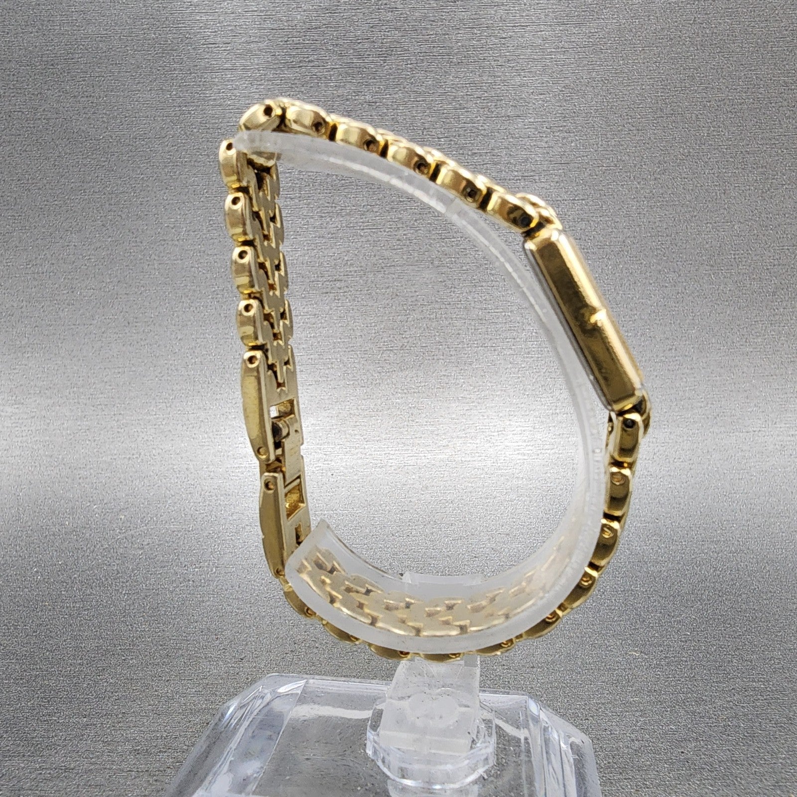 Citizen Tank Watch Women 13mm MOP Dial Gold Tone Rectangle 5421S036505 New Batt8