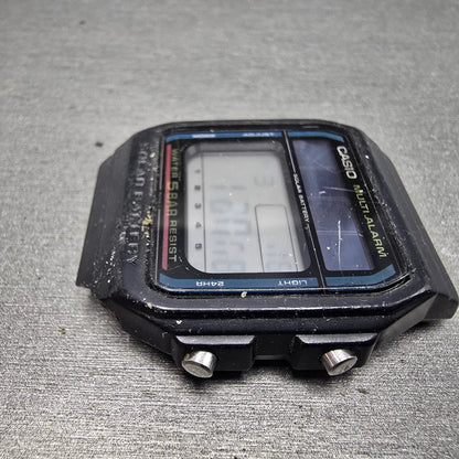 Casio WL-10 Watch Men 35mm Black Multi Alarm Solar Digital PARTS Vintage6