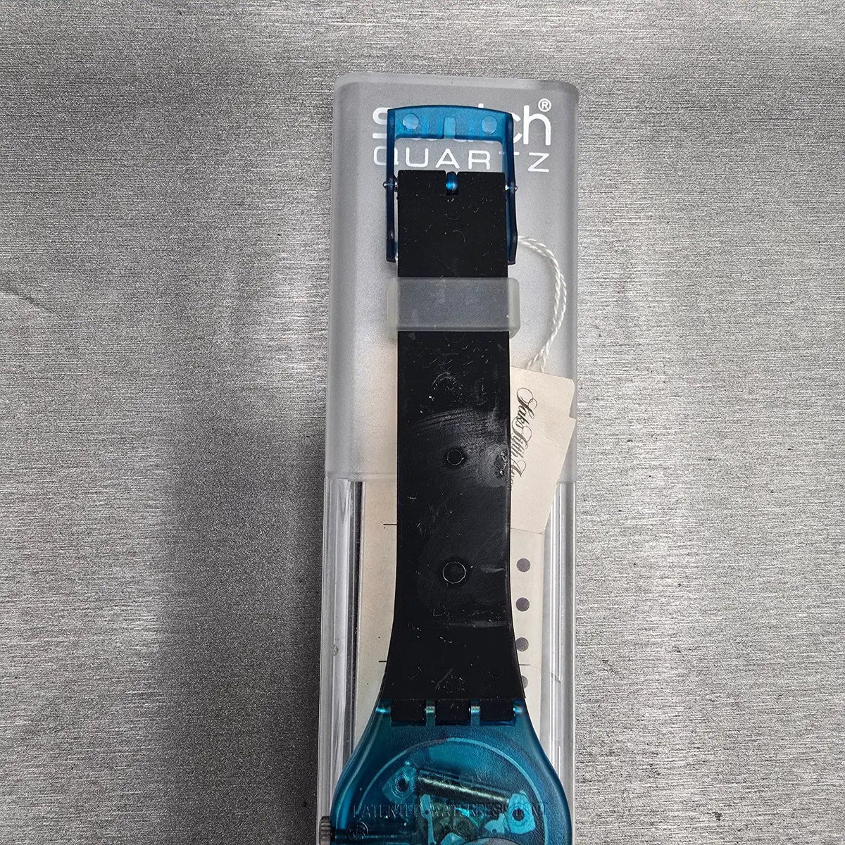 Swatch Metroscape Watch Men 34mm Blue Dial Blue Case GN109 New Battery NOS9