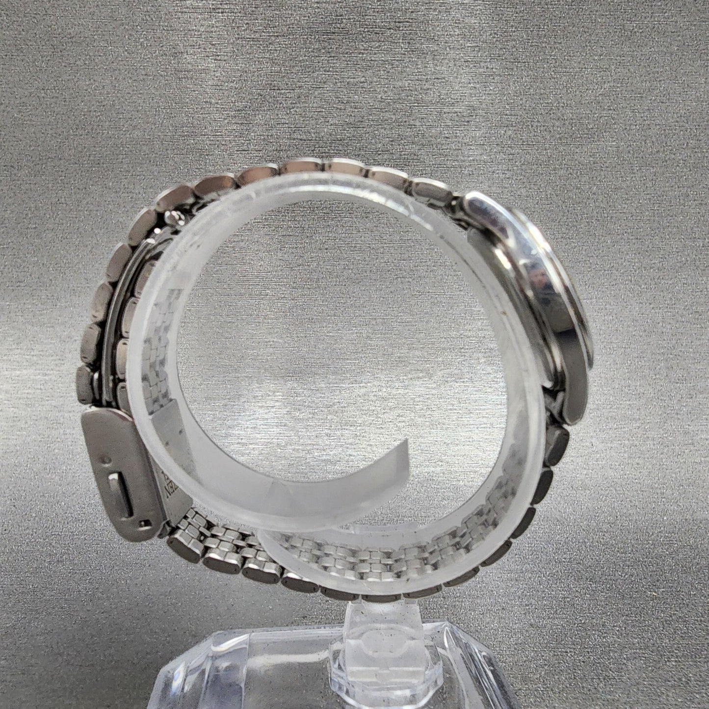 Citizen EcoDrive Watch Women 24mm White Dial Two Tone E030L20484 Runs8
