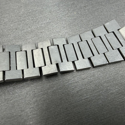 Seiko SQ Bracelet C202 Stainless Steel Tri Folding Clasp 8mm Vintage Japan B2