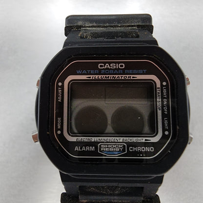 Casio GShock DW5600 1545 Watch Men 39mm Black Tone Round PARTS2