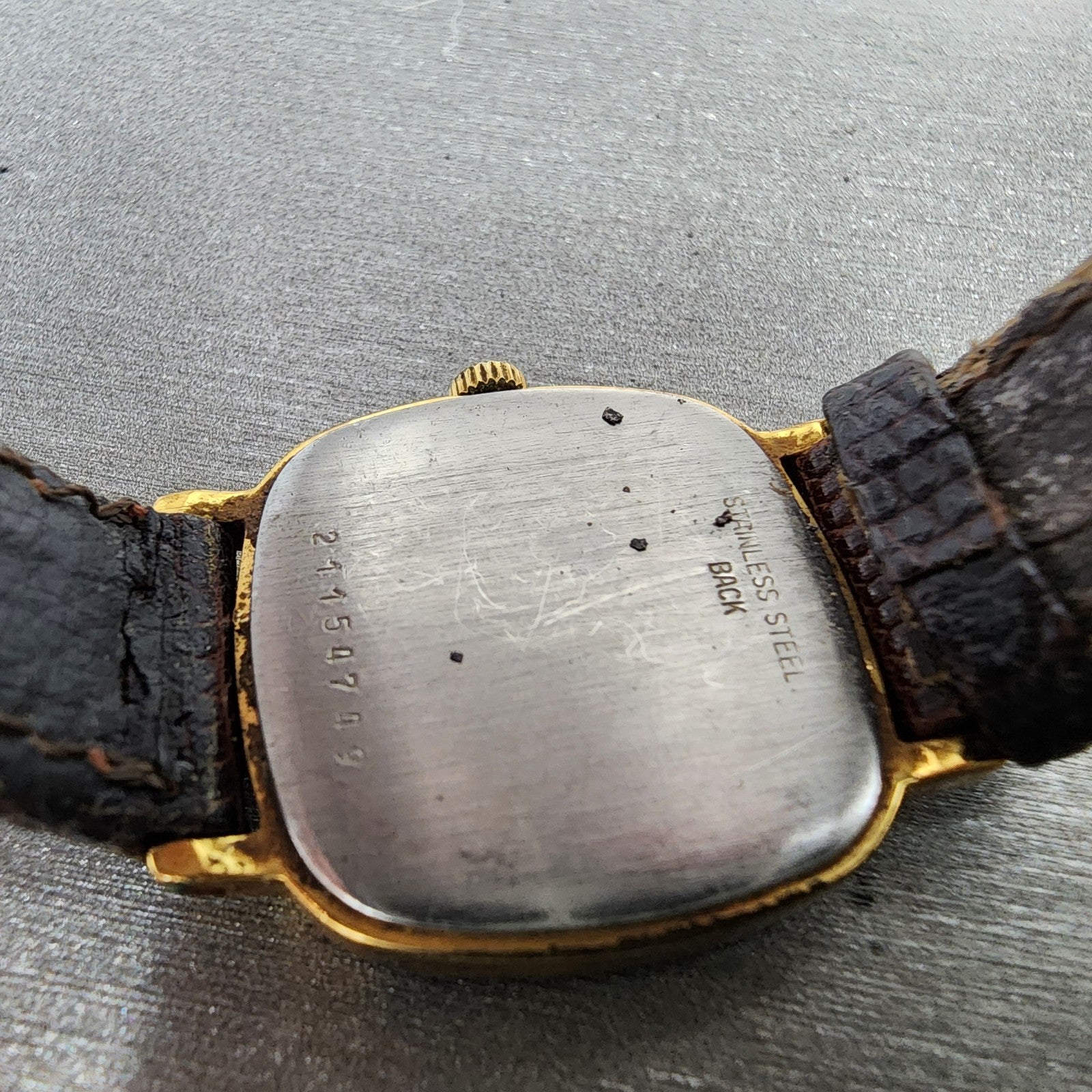 Longines Tank Watch Women 23mm Champagne Dial Gold Tone Rectangle New battery9