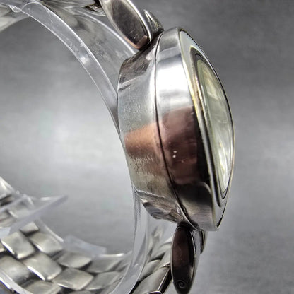 Ecclissi Watch Women 27mm Silver Dial Two Tone Sterling Silver 32250 New Battery4