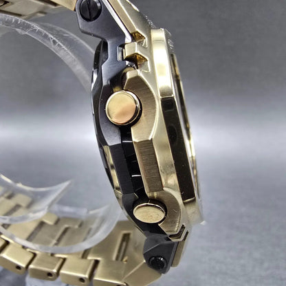 Casio G-Shock GMW-BZ5000 Watch Men 44mm Gold Atomic Solar Alarm Octagon Works4