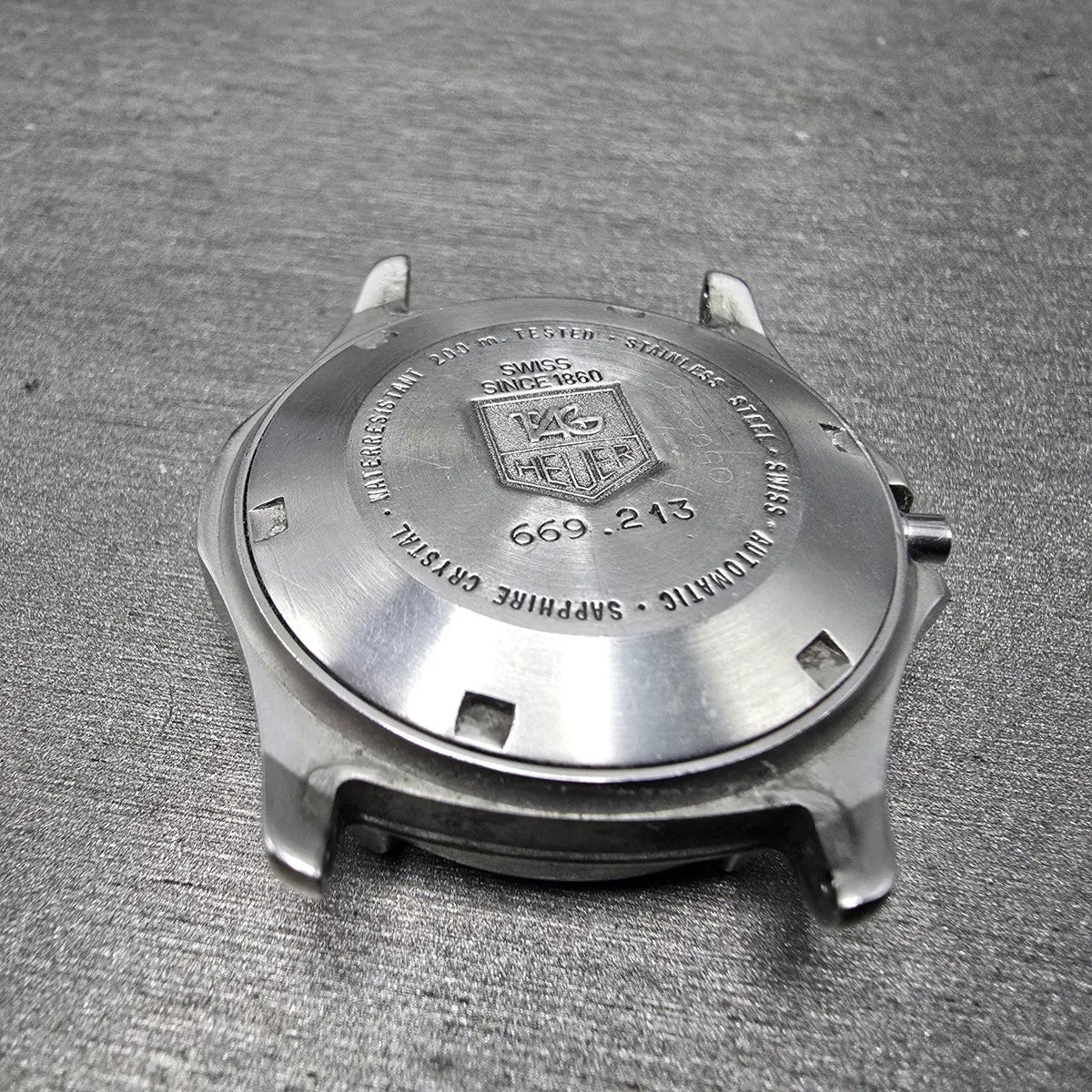 Tag Heuer Professional 200 Watch Case 34mm Stainless Steel 669.213 Vintage10