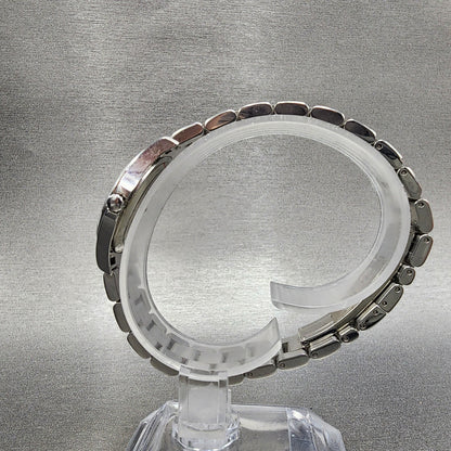 Movado Junior Sport Watch Women 26mm Black Dial Steel Round New Batt Full Set7