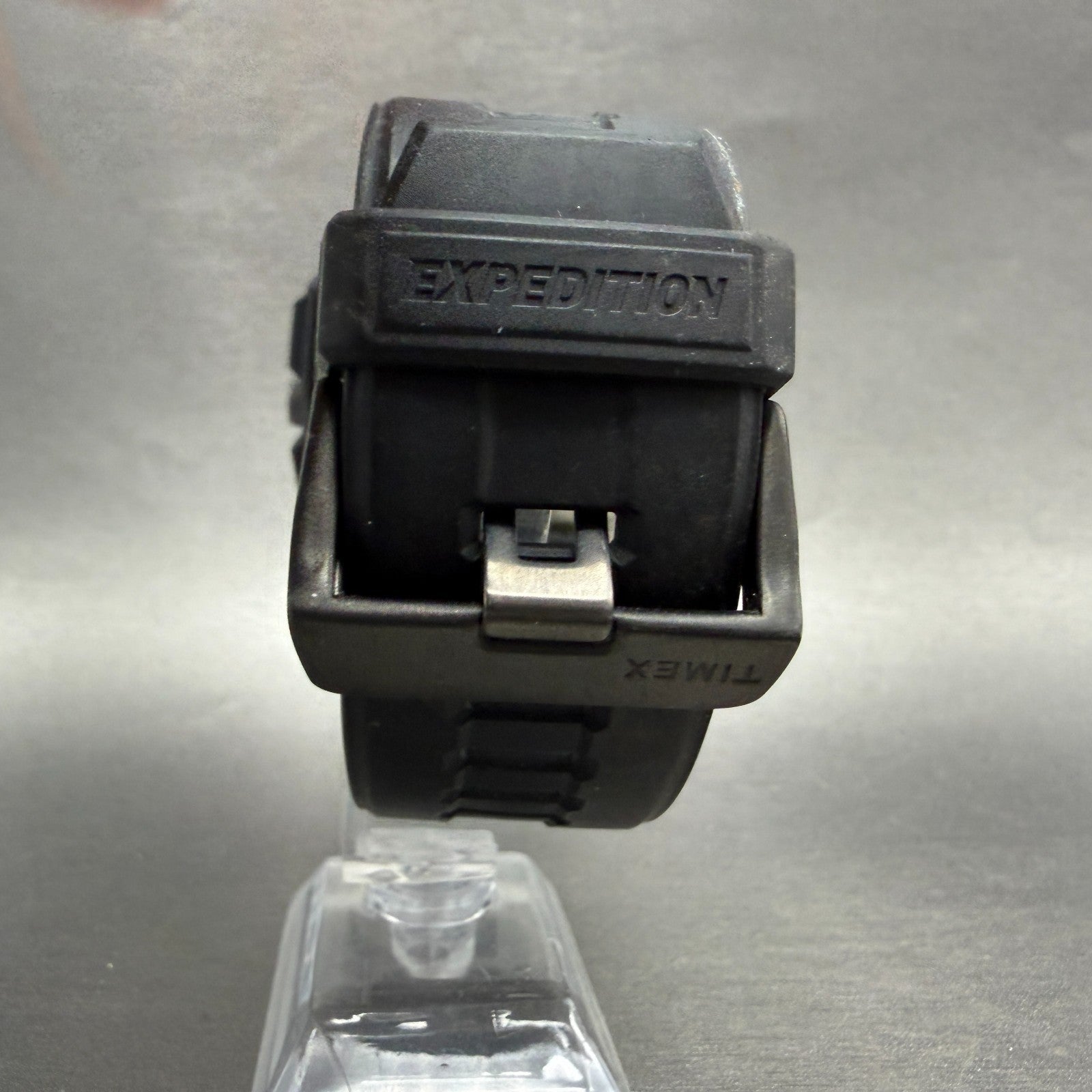 Timex Expedition Grid Shock watch Men 50mm Digital Black Alarm Chrono New Batt7
