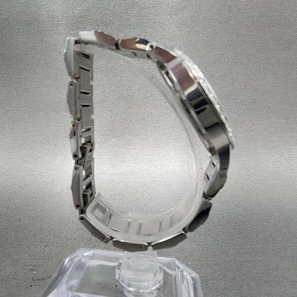 Fossil Watch Women 34mm Silver Dial Silver Tone Round ES3097 New Battery9