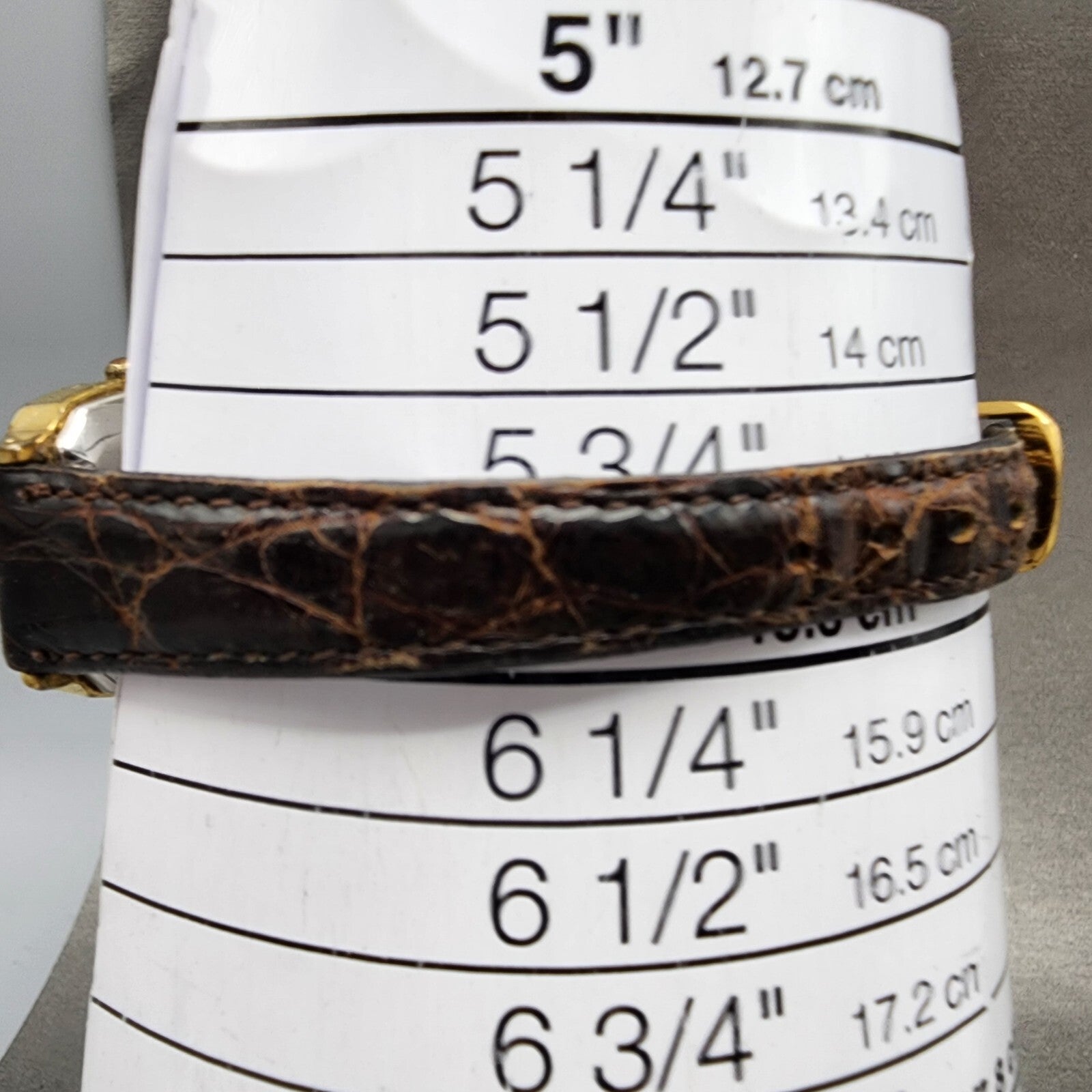 VTG Seiko Watch Women 23mm Gold Dial Gold Tone Rectangle 47205020 New Battery10
