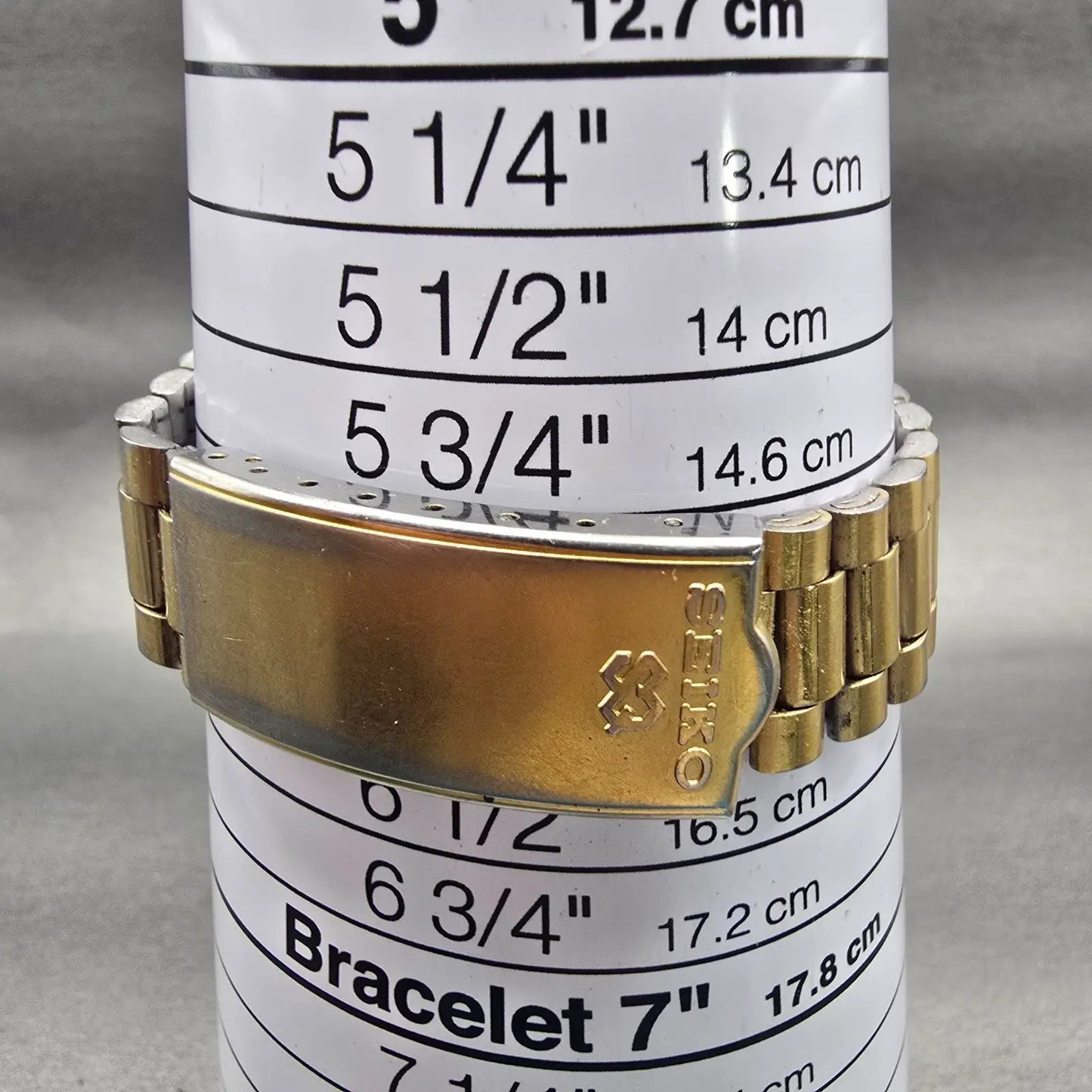Seiko President Watch Men 35mm Gold Dial Gold Tone Daydate 6923-8080 New Battery9