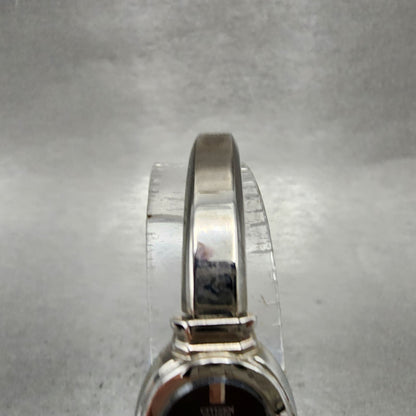 Citizen Watch Women 18mm Black Dial Silver Tone Oval 5920K15079 New Battery4