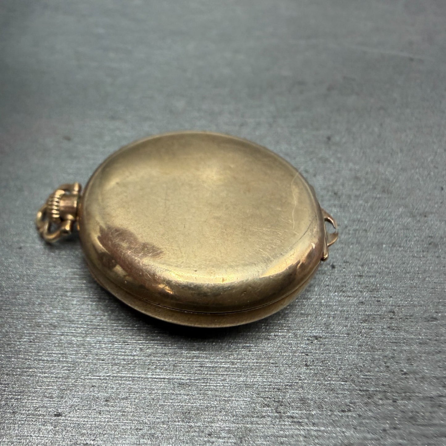 Waltham Pocket Watch 31mm Gold Dial Gold Filled Case Grade 361 PARTS11