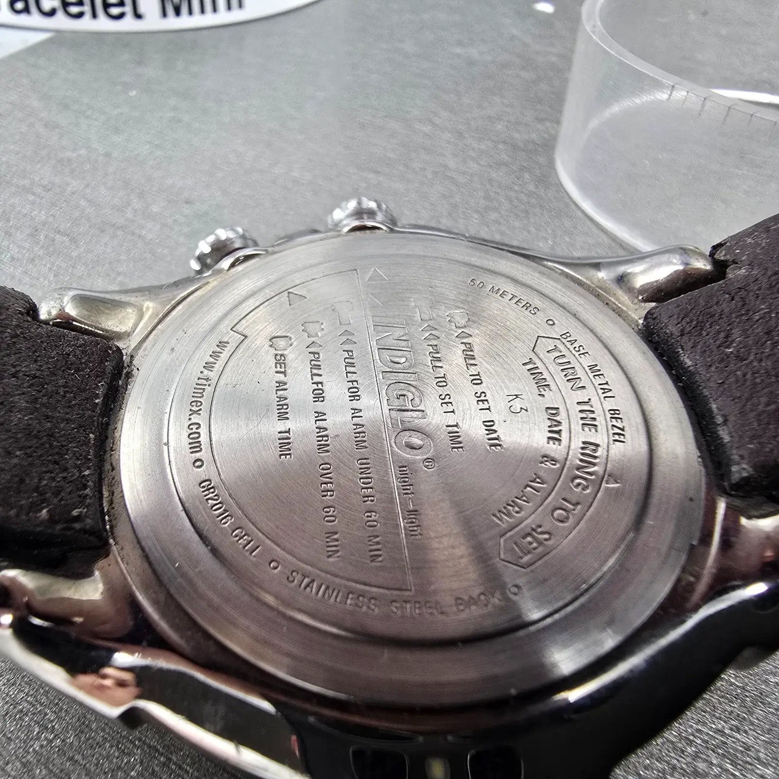 Timex Expedition Watch Men 41mm White Dial Silver Tone Alarm Date New Battery GH9