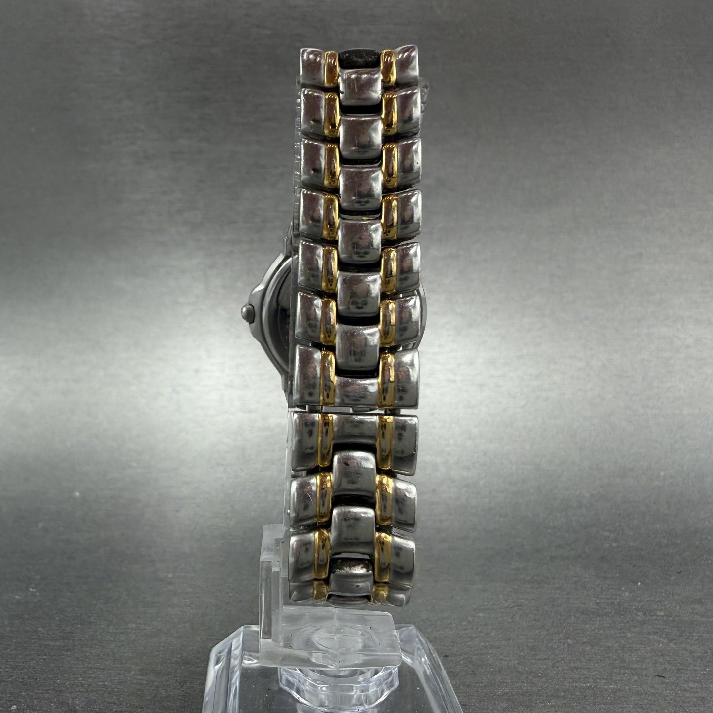 Movado Museum Watch Women 26mm Black Dial Two Tone Round NO CRYSTAL! 81-E4-98387