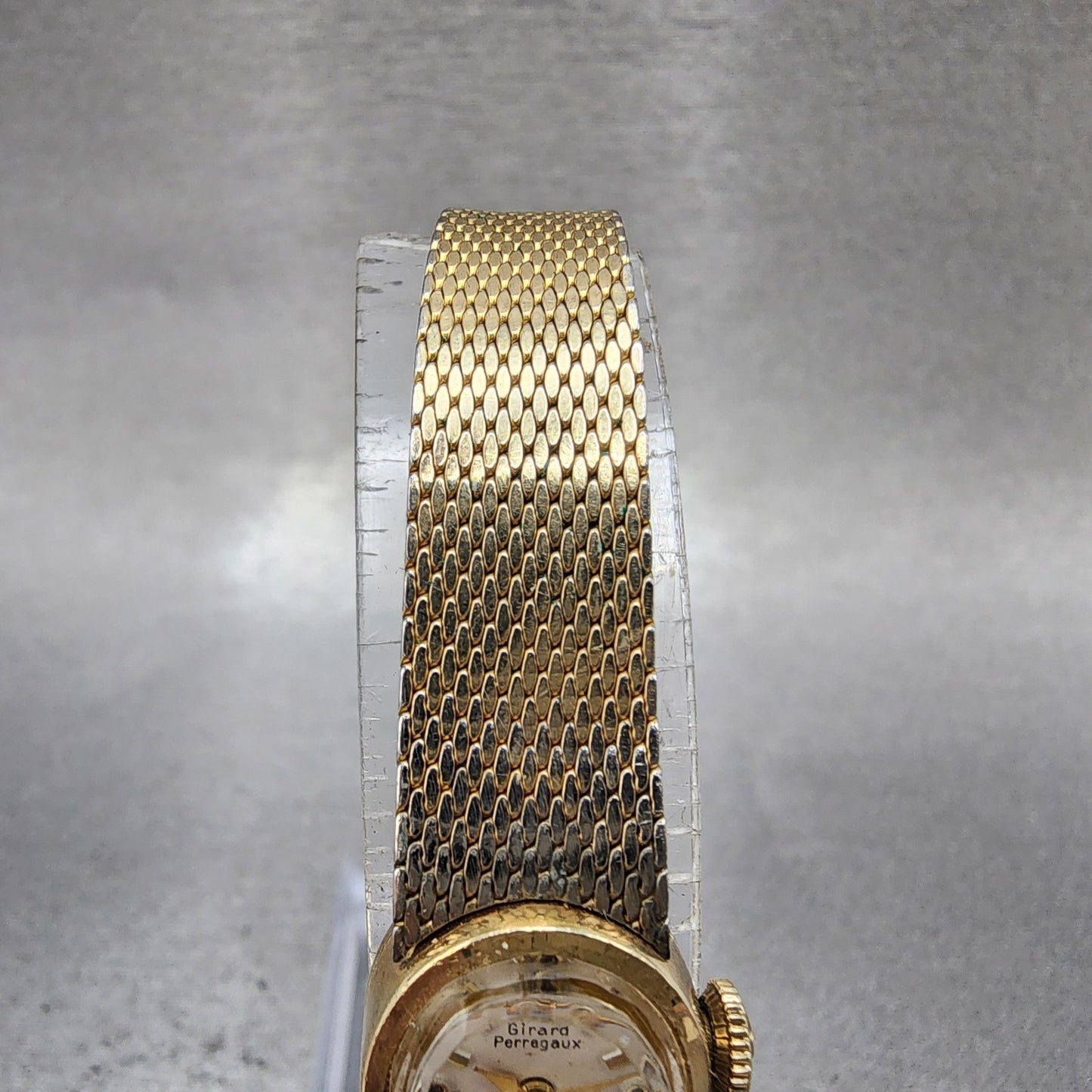 Girard Perragaux Watch Women 15mm White Dial 10K Gold Filled Manual Wind Runs4