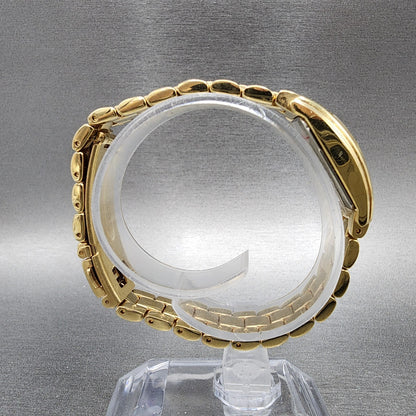 Skagen Tank Watch Women 19mm White Dial Gold Tone Rectangle 93SGXW New Battery8