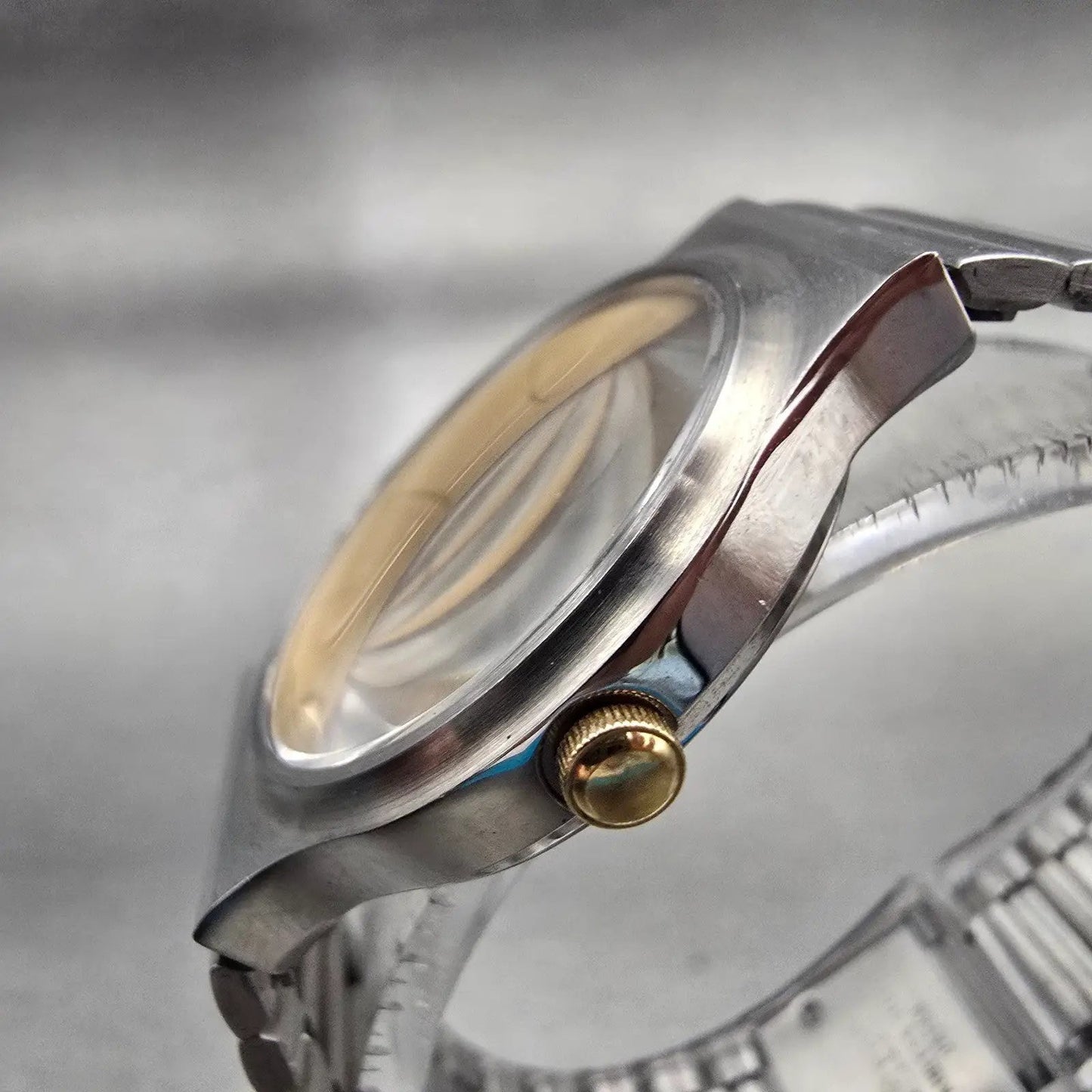 Seiko Watch Women 28mm Champagne Dial Silver Tone Round 7431-6090 New Battery2