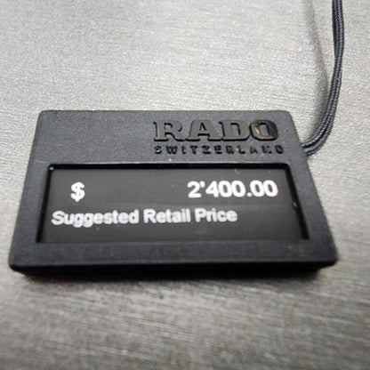 Rado Integral Watch Women 23mm Black Dial Two Tone Ceramic Diamond R208457129