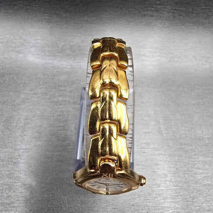 Seiko Watch Women 22mm White Dial Gold Tone Oval 1N01-6E90 New Battery Vintage4