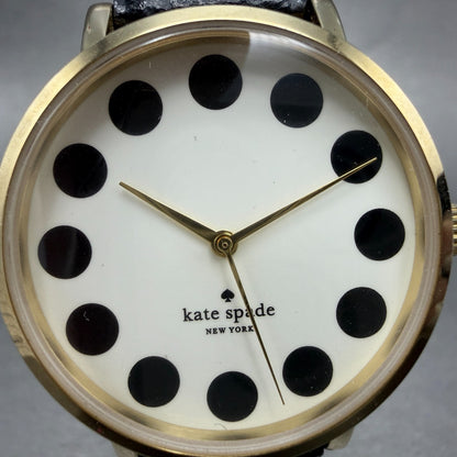Kate Spade Metro watch Women 34mm Cream Dial Gold Tone Round 0107 New Battery1