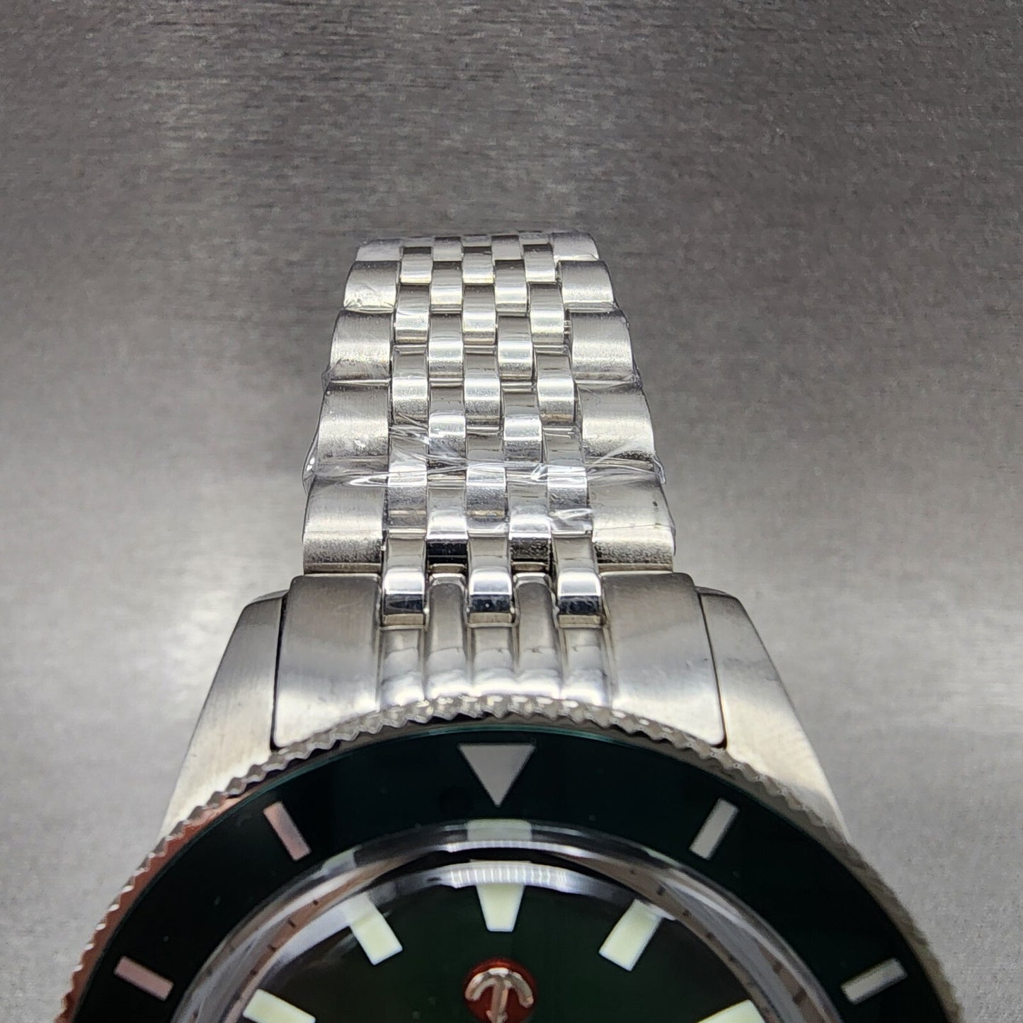 Rado Captain Cook Dive Watch Men 41mm Green Dial Steel Date Automatic Custom Run4