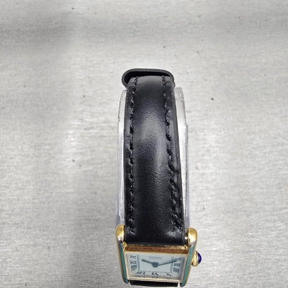 Seiko Tank Watch Women 17mm White Dial Gold Tone Rectangle 1400-5039 New Battery4
