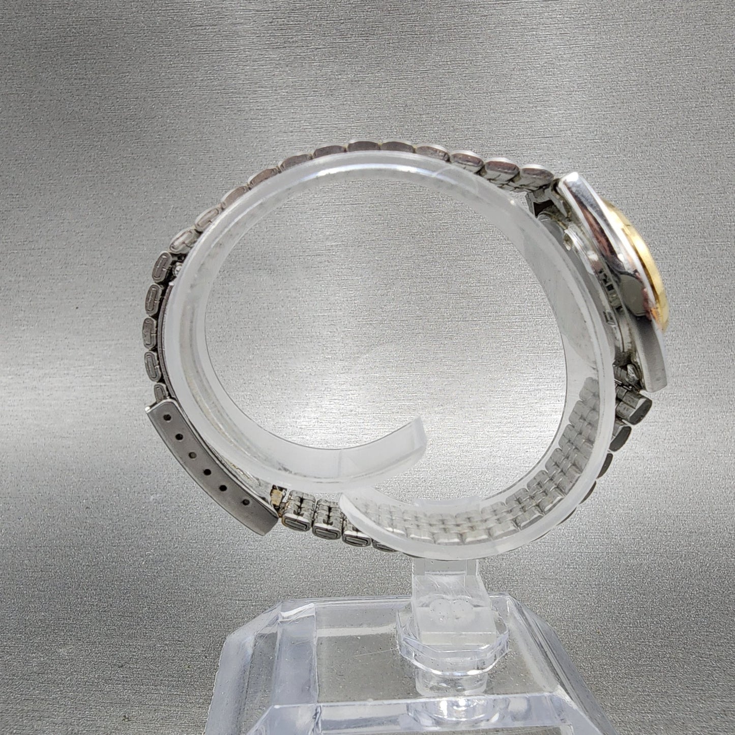 Seiko Watch Women 25mm White Dial Two Tone Daydate 7n430011 Round New Battery8