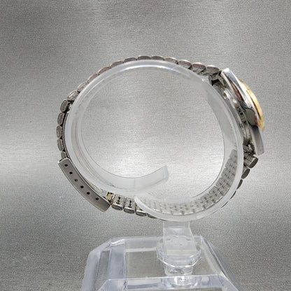 Seiko Watch Women 25mm White Dial Two Tone Daydate 7n430011 Round New Battery8