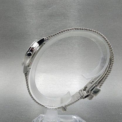 Movado Museum Watch Women 28mm MOP Dial Stainless Steel Diamond Markers New Bat8