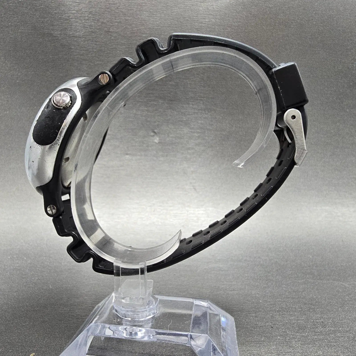 Nike Oregon Watch Men 45mm Black Dial Aluminum Date Round WA0021 New Battery7