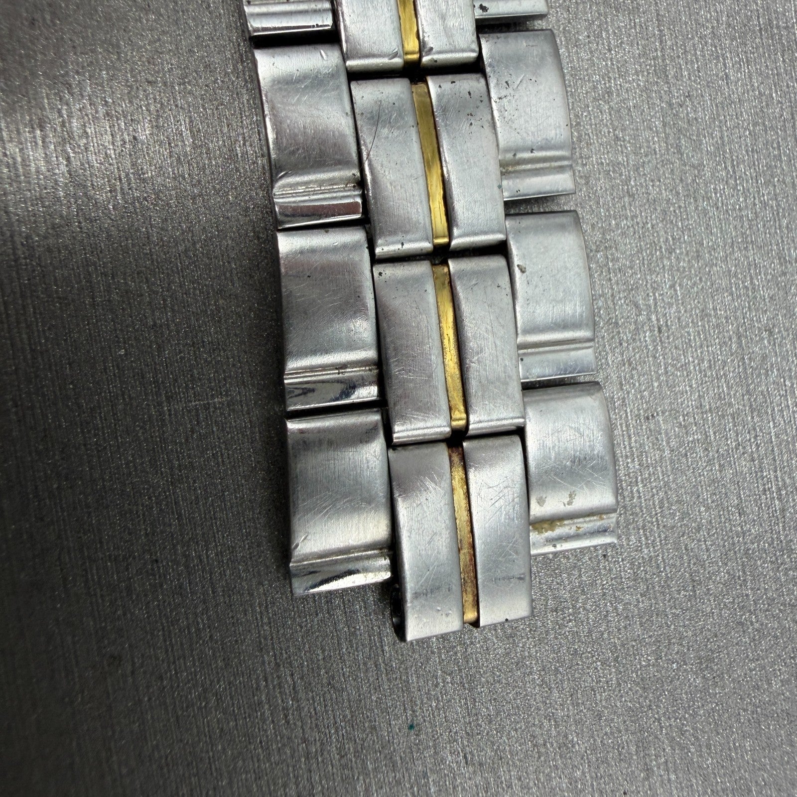 Seiko Bracelet 20mm Stainless Steel Two Tone 4859-G Vintage READ!!! Japan1