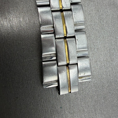 Seiko Bracelet 20mm Stainless Steel Two Tone 4859-G Vintage READ!!! Japan1