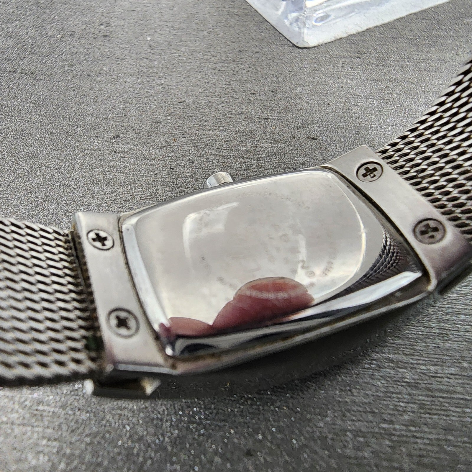 Skagen Watch Women 16mm MOP Dial Silver Tone Rectangle 271SSSPMPD New battery9