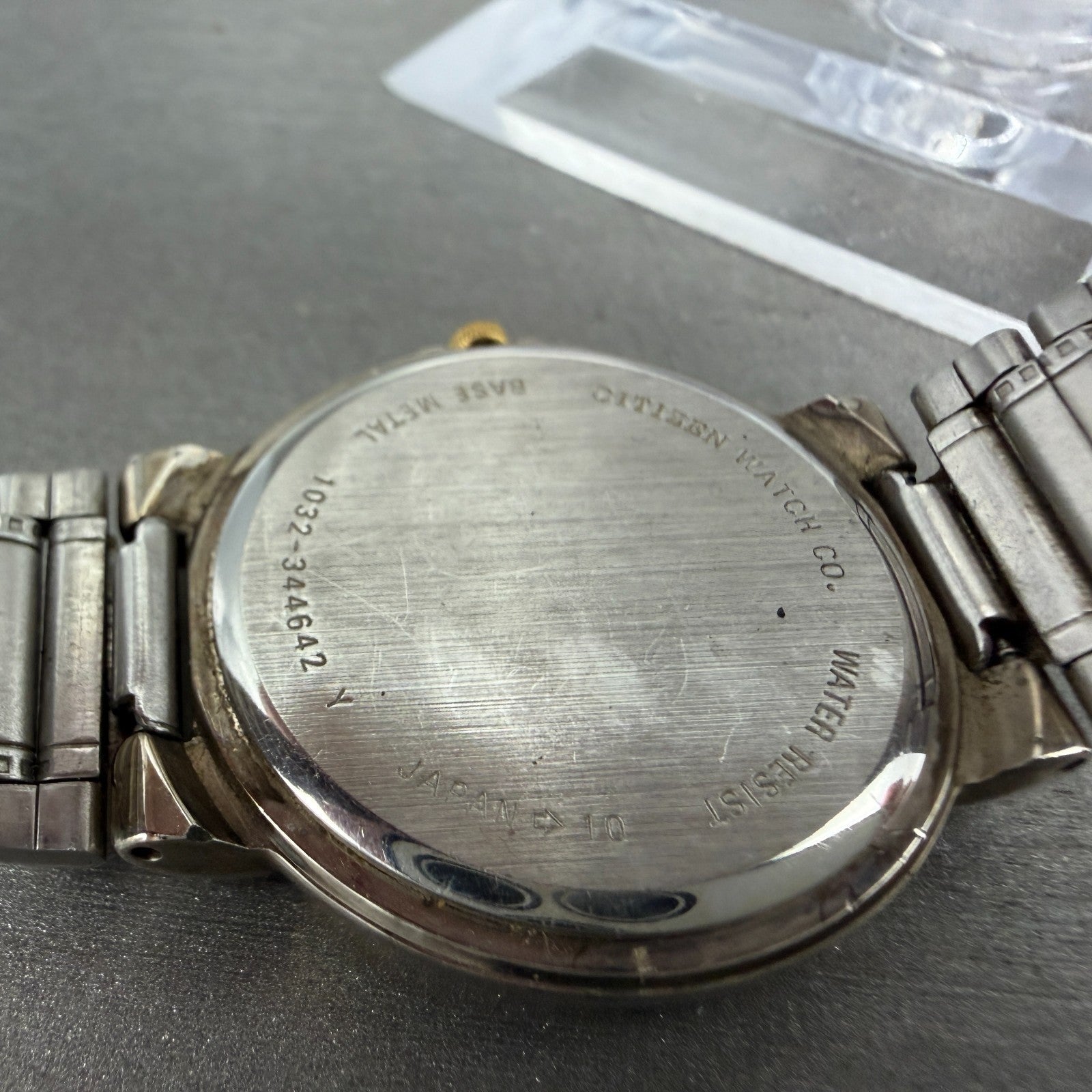 Citizen Junction Watch Unisex 31mm White Dial Two Tone Round 1032-344642 New Bat9