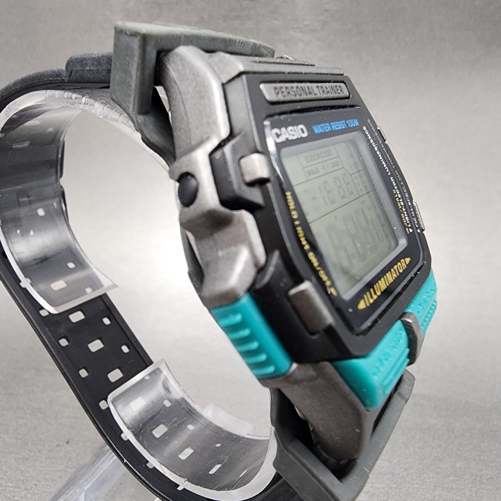 Casio Personal Trainer Watch Men 43mm Digital Alarm Chrono JC30 New Battery3