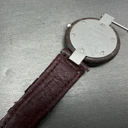 Tissot Rock Watch Women 30mm Brown Stone Dial Stone Case Round R150PARTS10