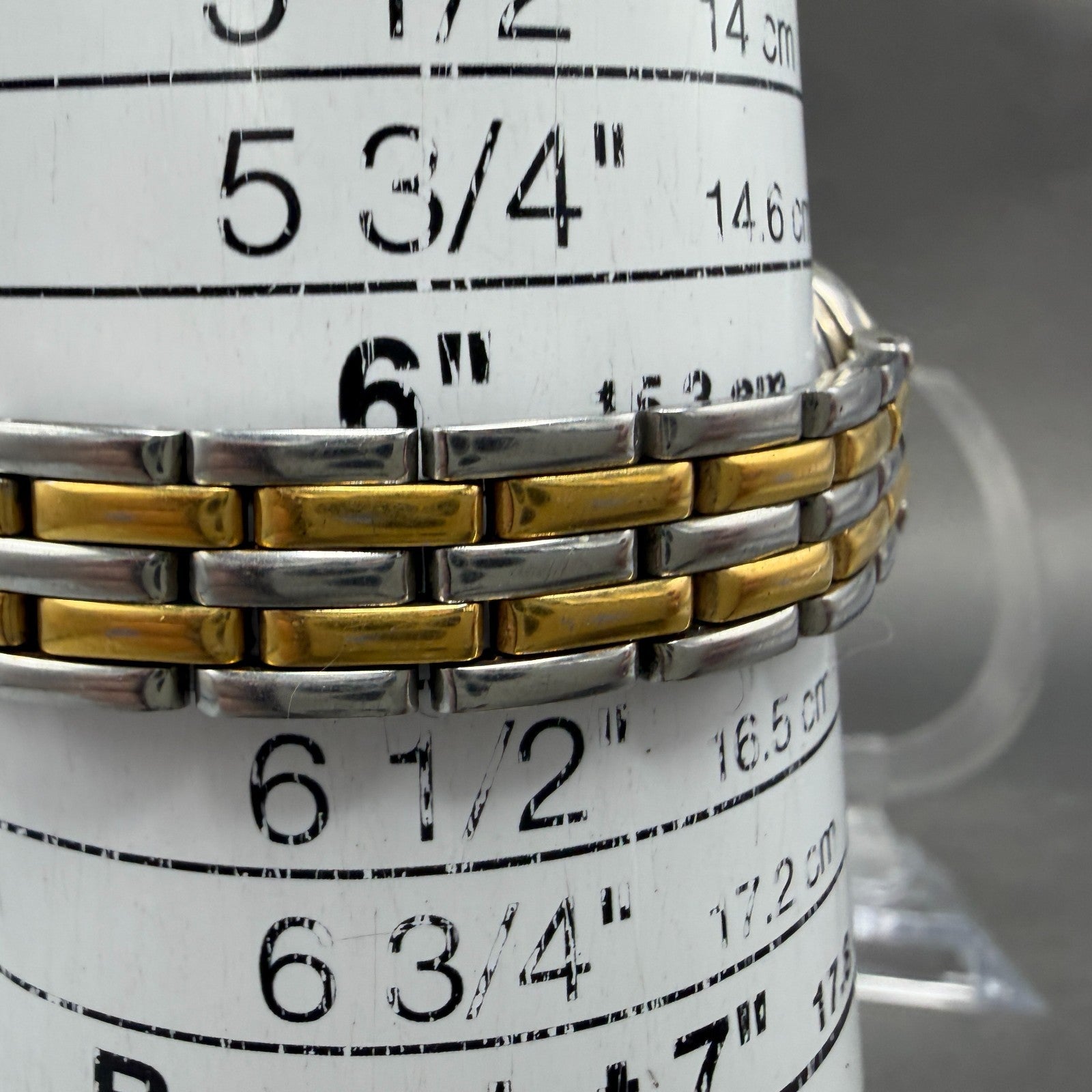 Seiko Watch Women 20mm White Dial Two Tone Round 1N00-0G60 New Battery Vintage10