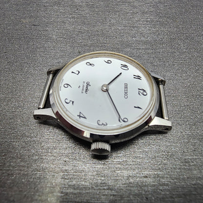 Seiko Socie Watch Women 25mm White Dial Steel Manual Wind Runs 110870 Vintage5