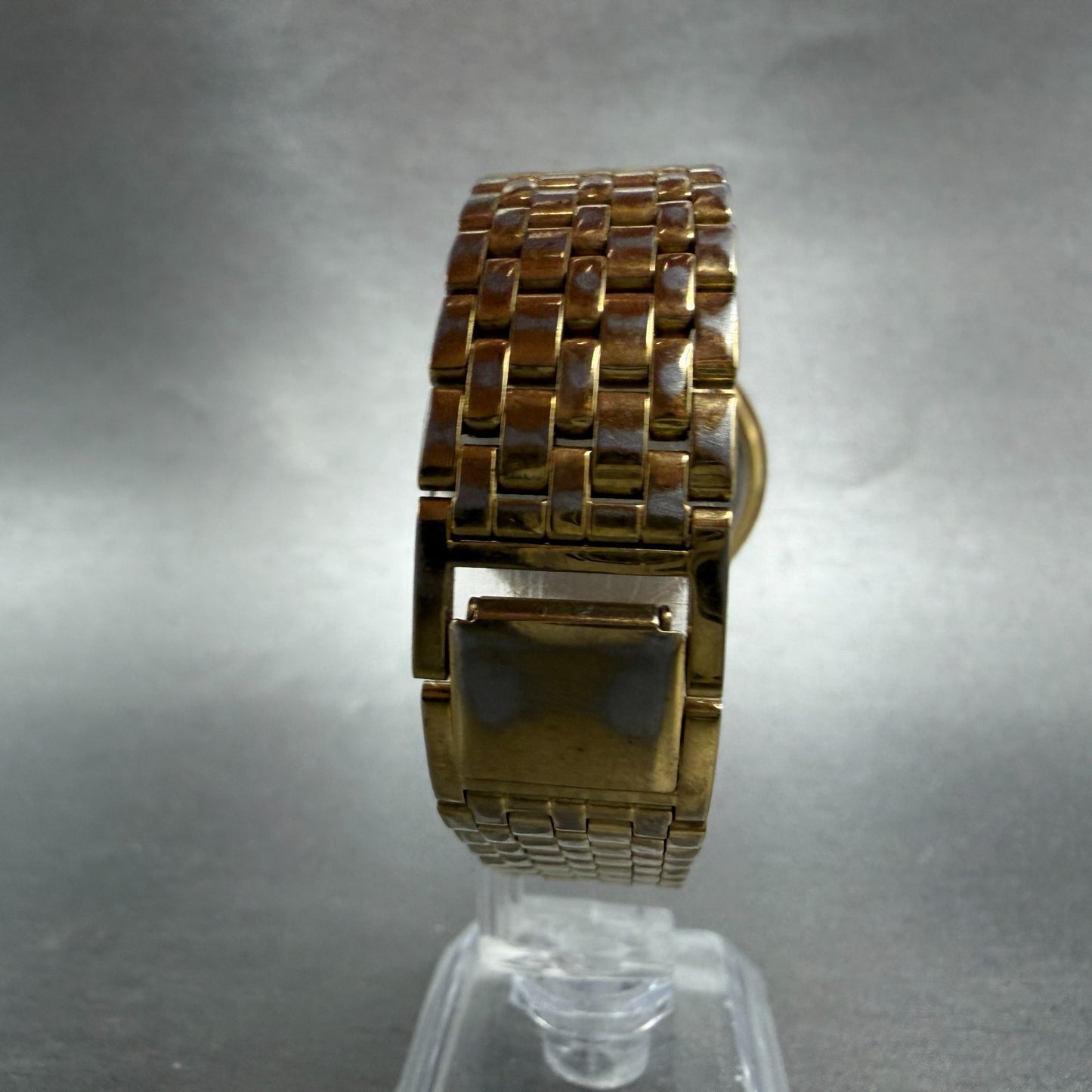 Seiko Watch Men 34mm Champagne Dial Gold Tone Round Vintage V701-6K69 PARTS8