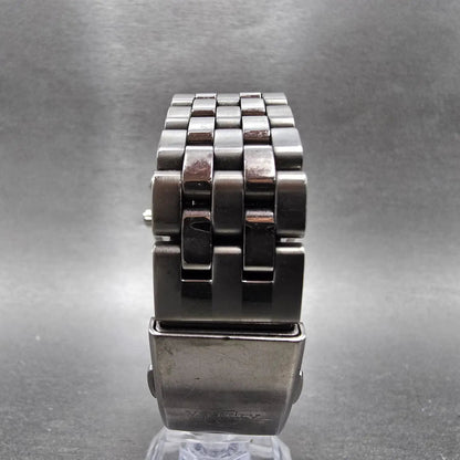Citizen Eco-Drive Attesa Watch Men 38mm Black Dial Titanium Chrono Alarm Works7