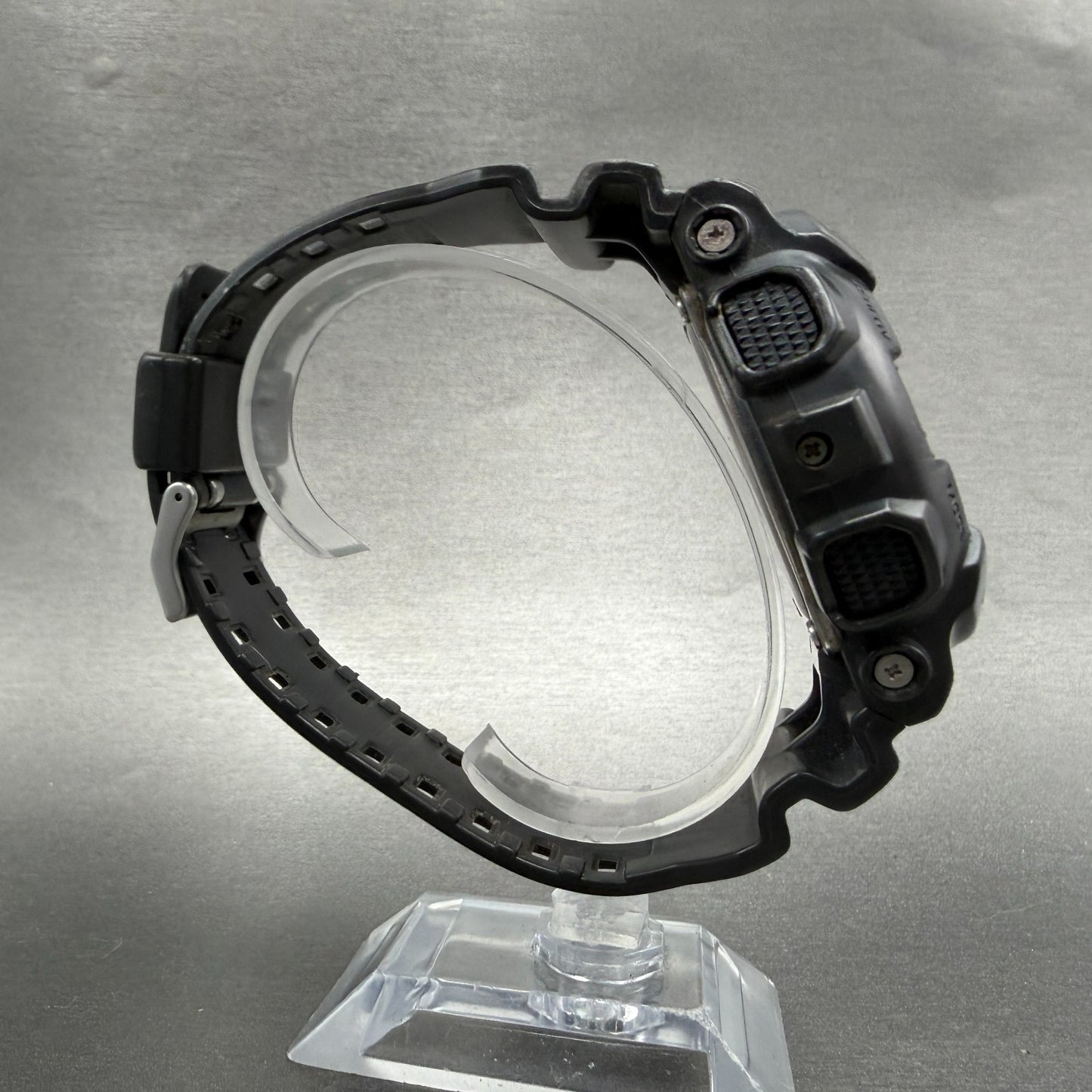 Casio G-Shock GA-100C Watch Men 51mm Gray Blue Alarm Chrono New Battery ABCD8