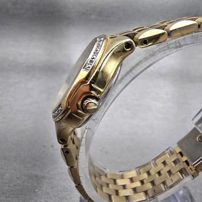 Citizen Eco-Drive Watch Women 27mm MOP Dial Gold Tone Gammed E001-S044315 Works2