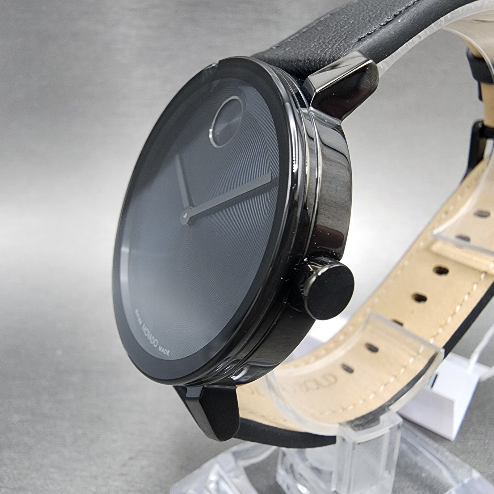 Movado Bold Evolution 2.0 Watch Men 40mm Black Dial Black Tone Round 36011232