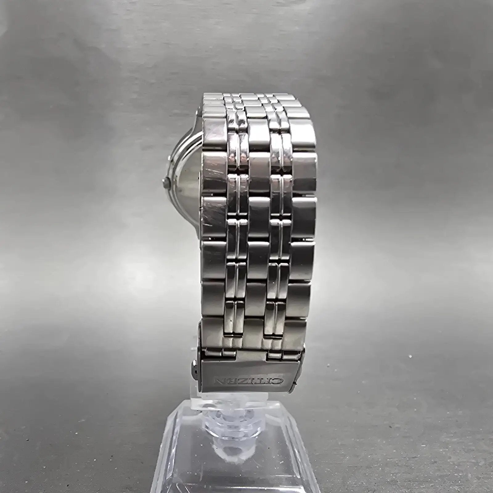 Citizen Eco-Drive Watch Men 36mm White Dial Steel Daydate E100-K003334 PARTS8