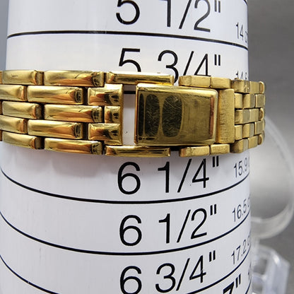 Citizen Watch Women 23mm MOP Dial Gold Tone Round 6031-352543 New Battery
