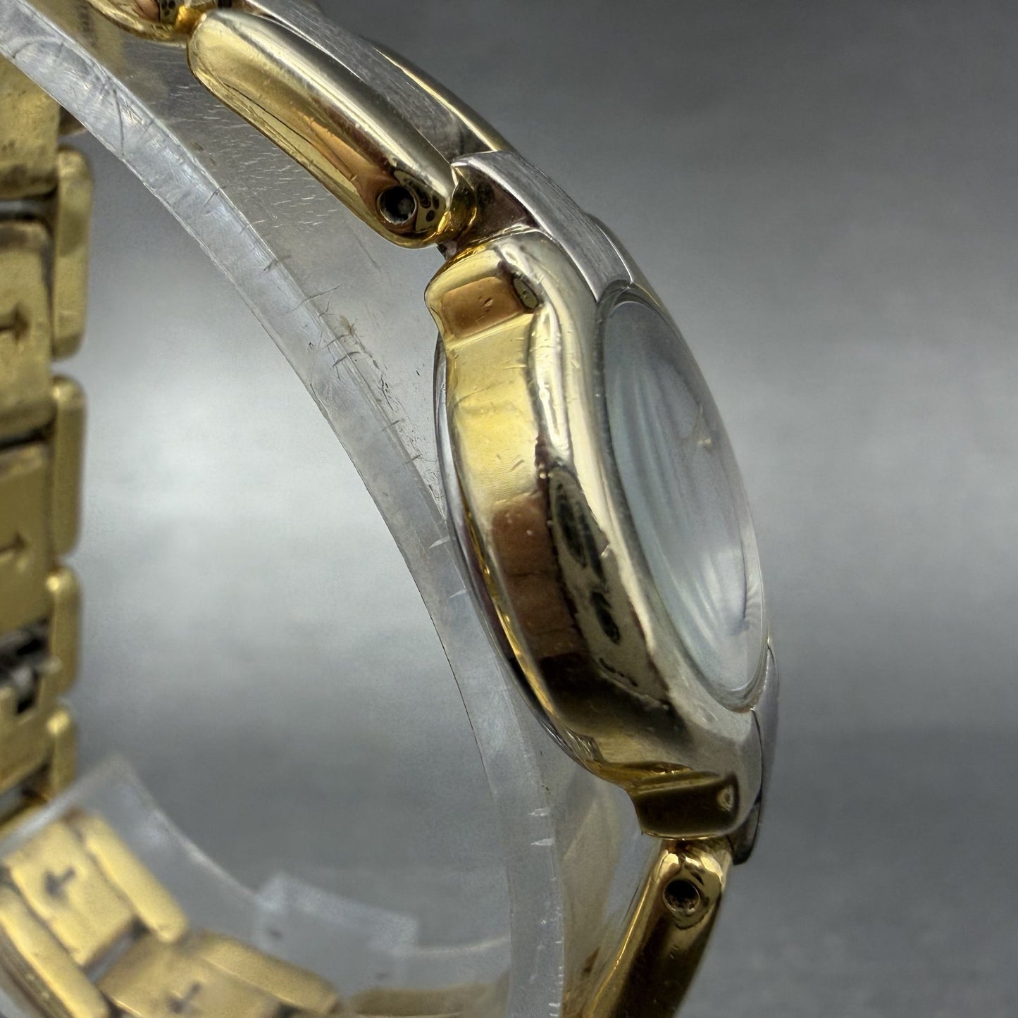 Citizen Watch Women 19mm Silver Dial Two Tone Round 5920-S76248 New Battery ABCD3