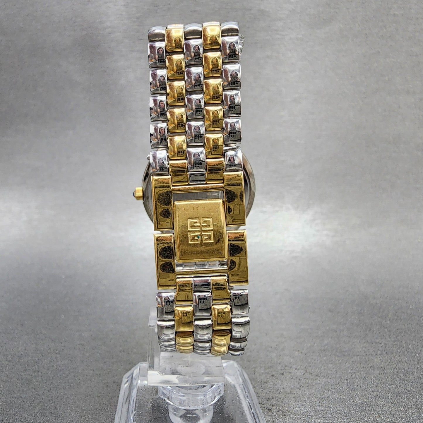 Givenchy Watch Women 33mm White Dial Two Tone Round New Battery7