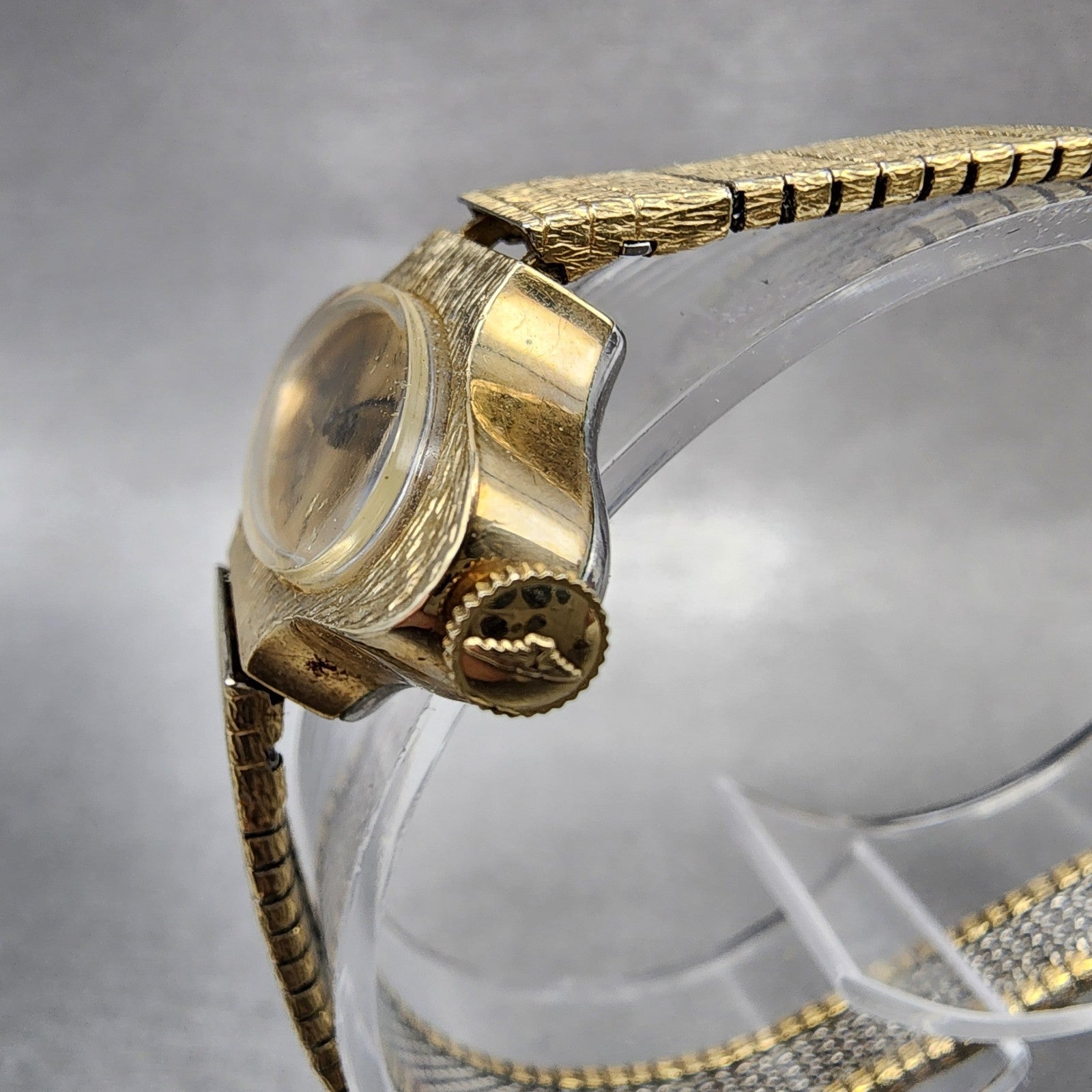Longines Watch Women 28mm Gold Dial 10K Gold Filled Oval Manual Wind Runs VTG2